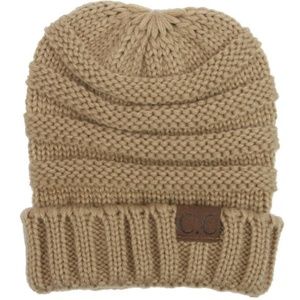 CC Kids New Knit Beanie - Brown